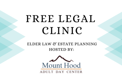 Free Legal Clinic – Elder Law and Estate Planning